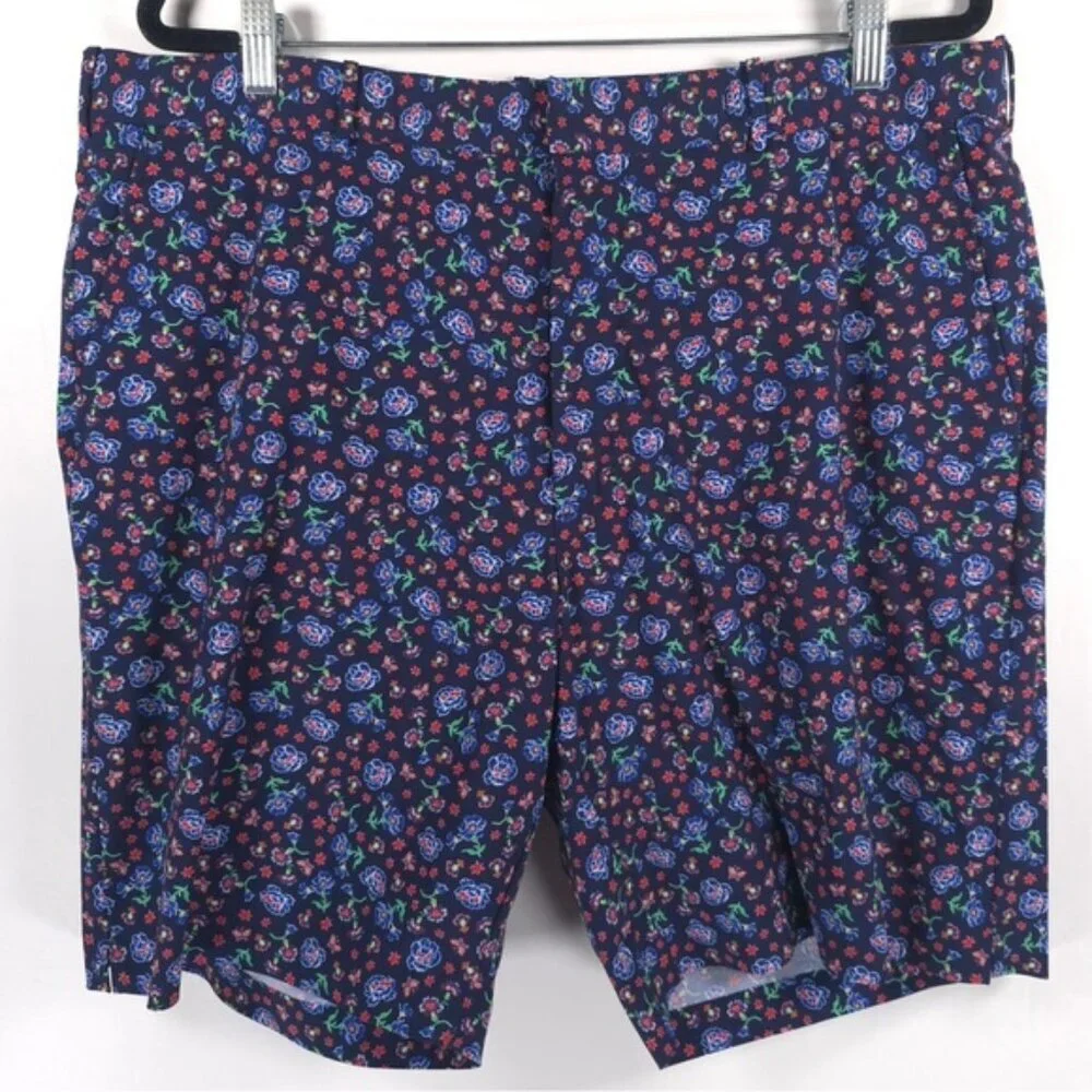 NWT POLO GOLF RALPH LAUREN Classic Fit Stretch Trunk Shorts Ivy‎ Floral Size 38
